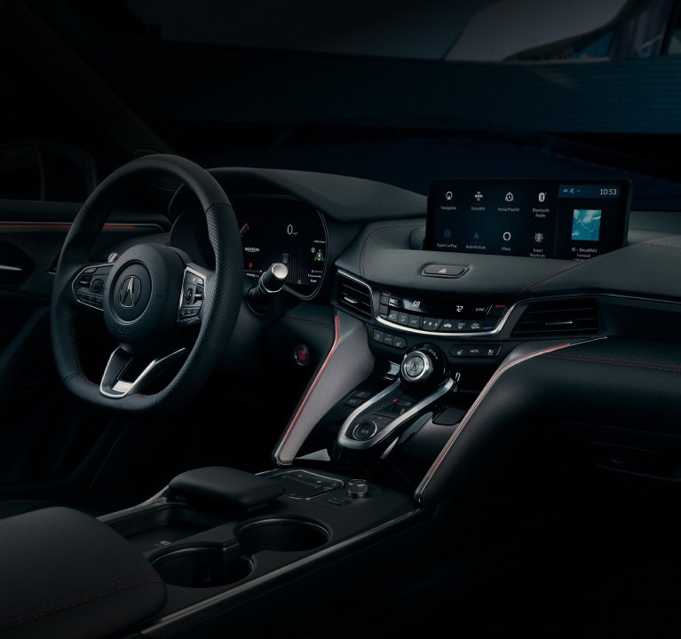 2025 Acura TLX A-Spec Package with Ebony interior.