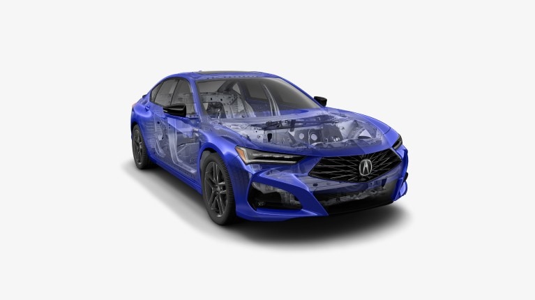 2025 Acura TLX Chassis cutout view.