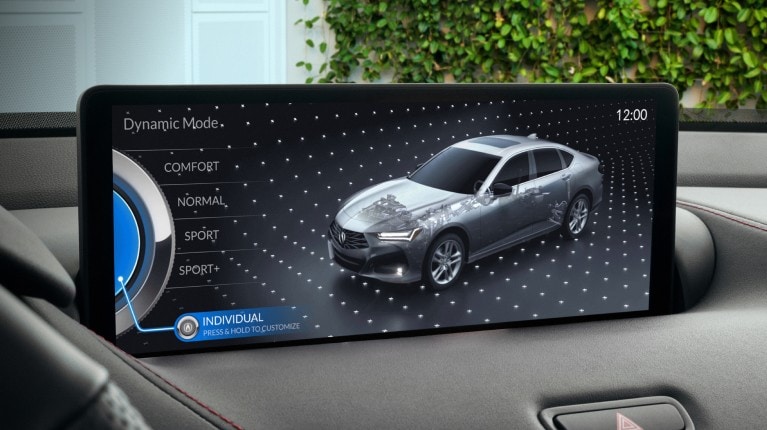 2025 Acura TLX Integrated Dynamic System Individual Screen.