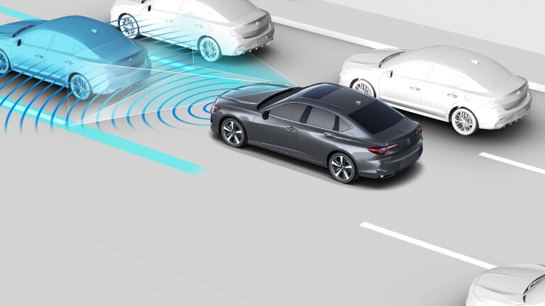 2025 Acura TLX with Traffic Jam Assist CGI.