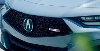2025 Acura TLX Type S in in Urban Gray Pearl with the new Diamond Pentagon Grille.
