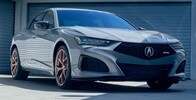 2025 Acura TLX Type S in Urban Gray Pearl exclusive chassis bracing and reinforcement.