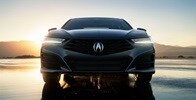 2025 Acura TLX Technology Package in Liquid Carbon Metallic powerful athletic exterior.
