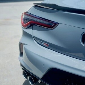 2025 Acura TLX Type S in Urban Gray Pearl with aggressive and aerodynamic design.