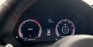 2025 Acura TLX A-Spec Package and Red interior with 12.3-in Precision Cockpit™ Digital Instrument Cluster.