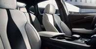 2025 Acura TLX Type S Orchid interior with black Ultrasuede®-trim.