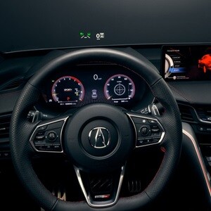 2025 Acura TLX Type S with Ebony Interior Head-Up Display.