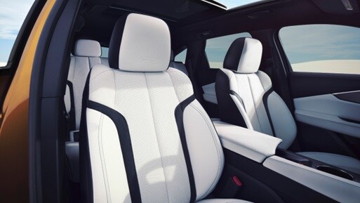 2024 Acura ZDX Type S with Orchid Interior, detail of the seats 2024 Acura ZDX Type S with Orchid Interior, detail of the seats