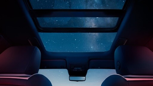 2024 Acura ZDX Type S with Orchid Interior, detail of the panoramic moonroof