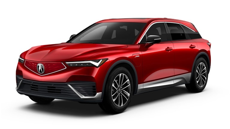 Acura 2024 ZDX A-Spec RWD in Scarlet Red Metallic