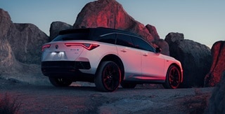 Acura 2024 ZDX Type S the signature Chicane™ LED taillights Acura 2024 ZDX Type S the signature Chicane™ LED taillights