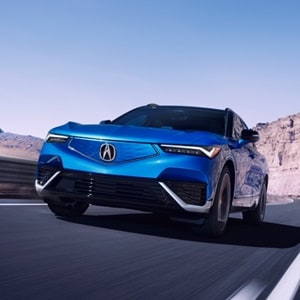 Acura 2024 ZDX Type S on the road Acura 2024 ZDX Type S on the road