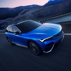 Acura 2024 ZDX in Double Apex Blue Pearl Acura 2024 ZDX in Double Apex Blue Pearl