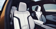 Acura 2024 ZDX Type S front seats to the Type S logo embossed Acura 2024 ZDX Type S front seats to the Type S logo embossed