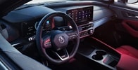 Acura 2024 ZDX Type S with flat-bottom leather-wrapped sport steering wheel Acura 2024 ZDX Type S with flat-bottom leather-wrapped sport steering wheel
