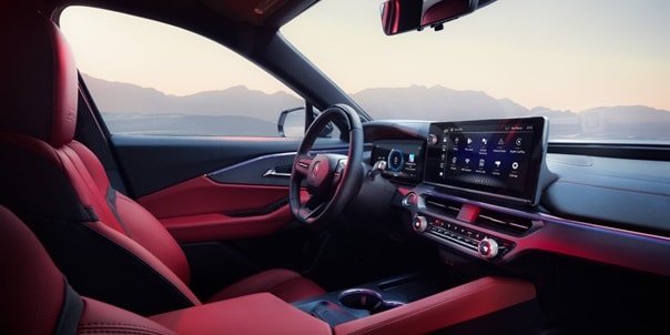 Acura 2024 ZDX Type S with athletic and elevated design of cabin Acura 2024 ZDX Type S with athletic and elevated design of cabin