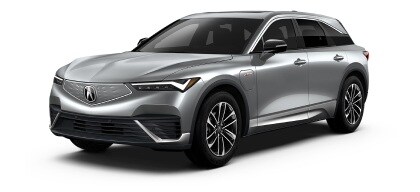 2024 Acura ZDX A-Spec exterior in Mercury Silver Metallic