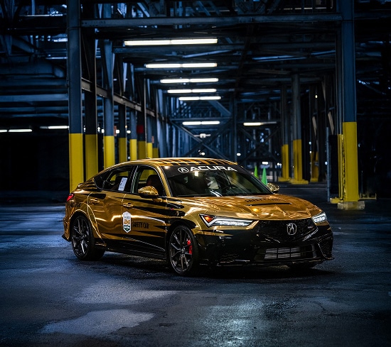 Setting the pace: The Acura Integra Type S led field to green for the Rolex 24.