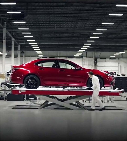Red TLX in Performance Manufacturing Center