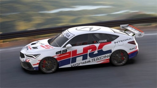 Acura Motorsports Integra Type S DE5 touring car racing. Acura Motorsports Integra Type S DE5 touring car racing.