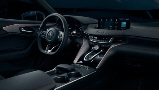 Interior detail of TLX Type S Interior detail of TLX Type S
